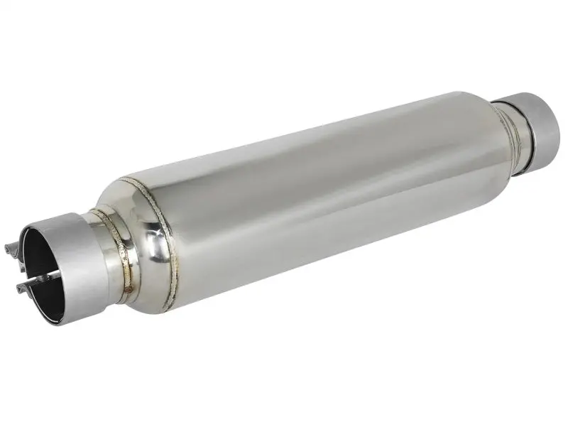 Afe Mach Force-Xp 304 Stainless Steel Resonator 2.5In Inlet/Outlet X 4In Dia X 15In Body X 19In L 1