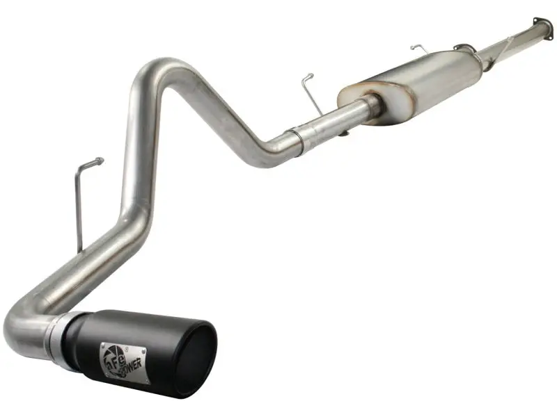 Afe Machforce Xp Exhausts Cat-Back Ss-409 Exh Cb Toyota Tundra 10-11 V8-5.7L 145.7 Wb (Blk Tip) 1