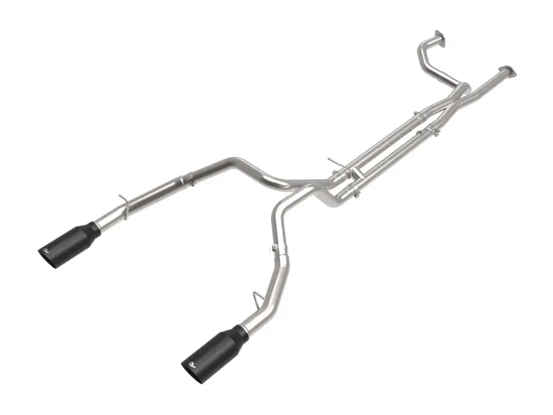 Afe Vulcan Series 3In 304Ss Cat-Back Exhaust 21+ Ram 1500 Trx V8-6.2L W/ Black Tips 1