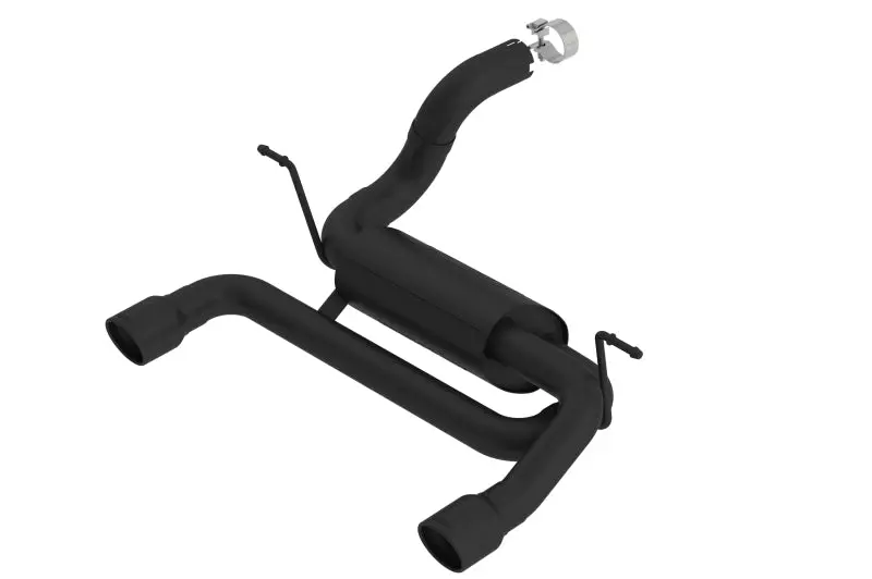 Borla 18-19 Jeep Wrangler Jl/Jlu 2.0L 4Cyl 2Dr/4Dr Axle Back Exhaust Atak W/ 2.5In Tips - Black 1