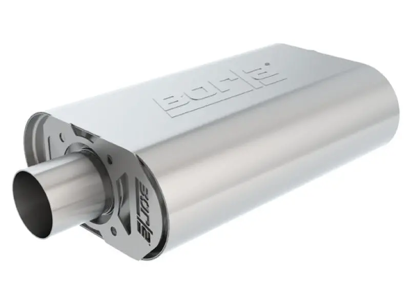 Borla Cratemuffler Bbc 396/402/427 Atak 2.5 Inch Id Offset/Center 14In X 4.35In X 9In Oval Muffler 1