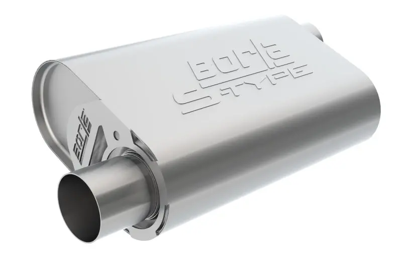 Borla Cratemuffler Sbc Hot 350/383 3 Inch Offset/Center 14In X 4.35In X 9In Oval Muffler 1