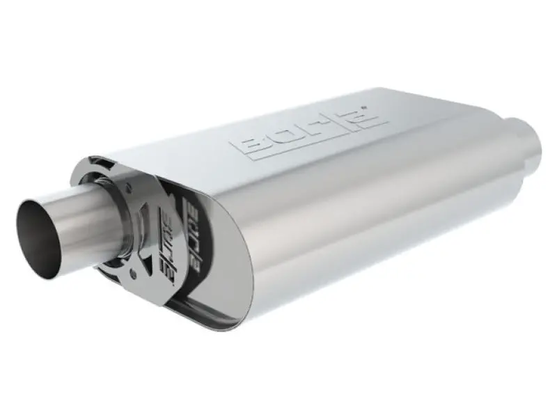 Borla Cratemuffler Sbc Hot 350/383 3Inch Offset/Offset 14In X 4.35In X 9In Oval Muffler 1
