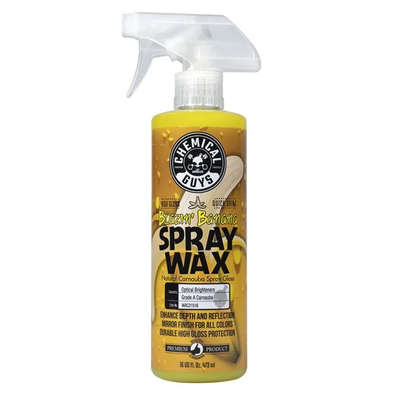Chemical Guys Blazin Banana Carnauba Spray Wax - 16Oz - Case Of 6 1