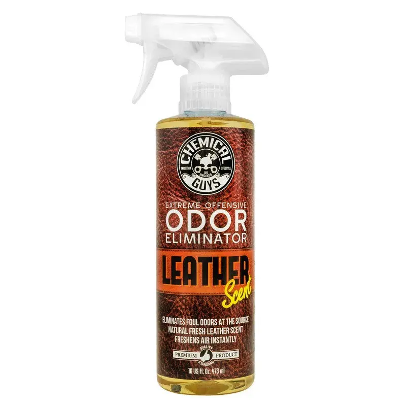 Chemical Guys Extreme Offensive Leather Scented Odor Eliminator - 16Oz - Case Of 6 1