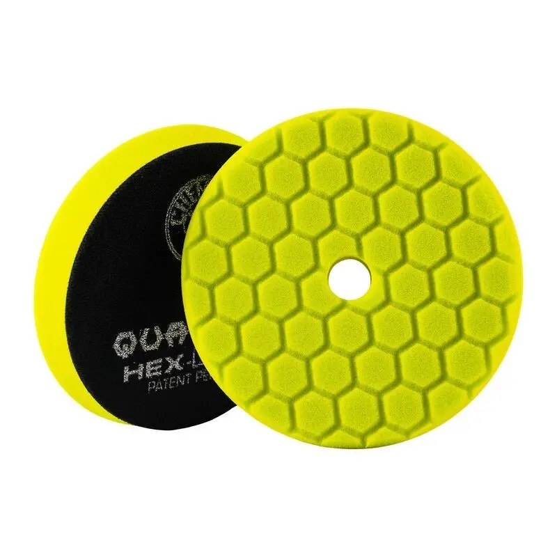 Chemical Guys Hex-Logic Quantum Heavy Cutting Pad - Yellow - 5.5In - Case Of 12 1