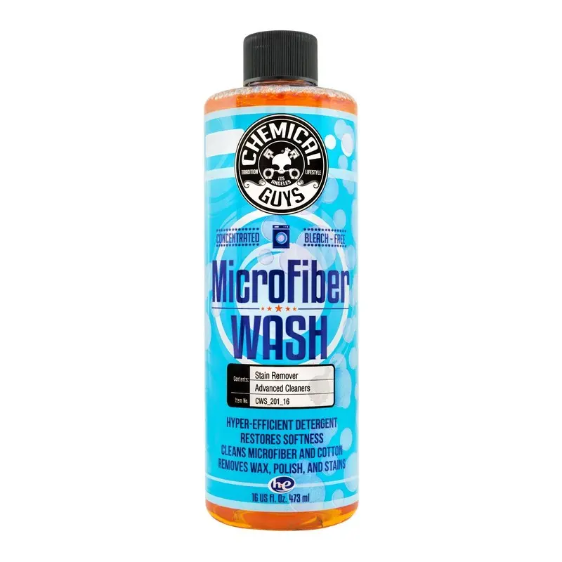 Chemical Guys Microfiber Wash Cleaning Detergent Concentrate - 16Oz - Case Of 6 1