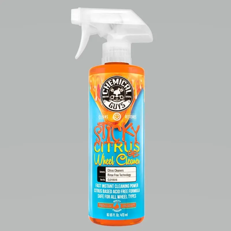 Chemical Guys Sticky Citrus Wheel & Rim Cleaner Gel - 16Oz - Case Of 6 1