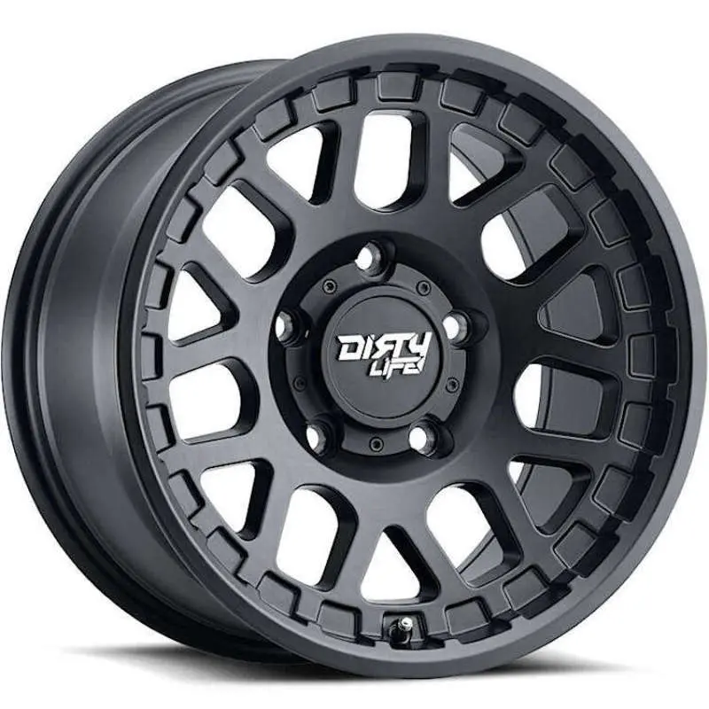 Dirty Life 9306 Mesa 17X9 / 5X127 Bp / -12Mm Offset / 78.1Mm Hub Matte Black Wheel 1