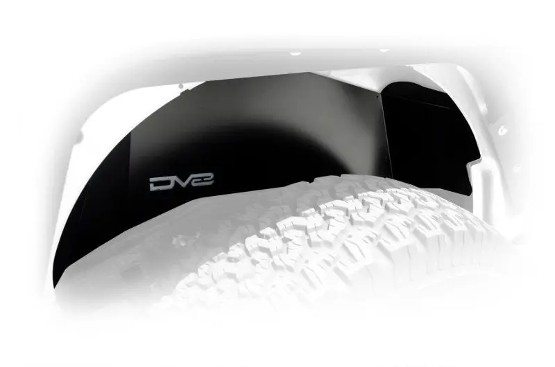 Dv8 Offroad 07-18 Jeep Wrangler Jk Rear Aluminum Inner Fender - Black 1