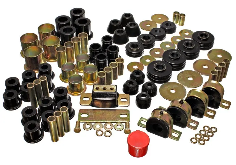 Energy Suspension 73-80 Chevrolet / Gmc 2Wd 1/2 Ton Pickup Black Hyper-Flex Master Bushing Set 1
