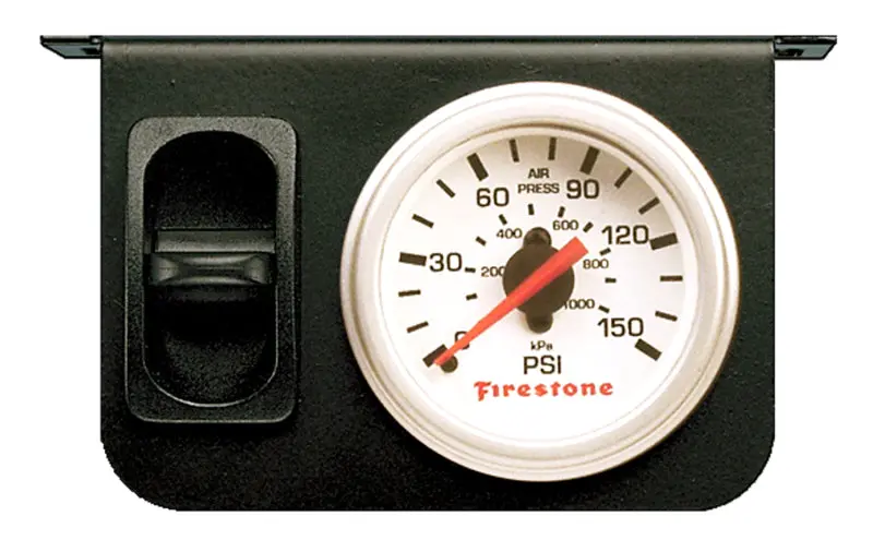 Firestone Air Adj. Leveling Electric Control Panel W/Single Gauge 0-150Psi - White (Wr17602229) 1