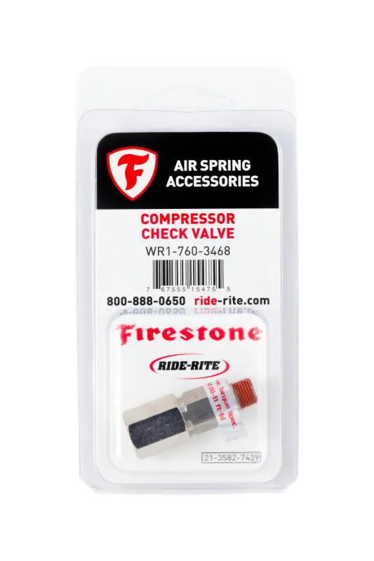 Firestone Air-Rite Air Command Compressor Check Valve 1/8Npt - 1 Pack (Wr17603468) 1