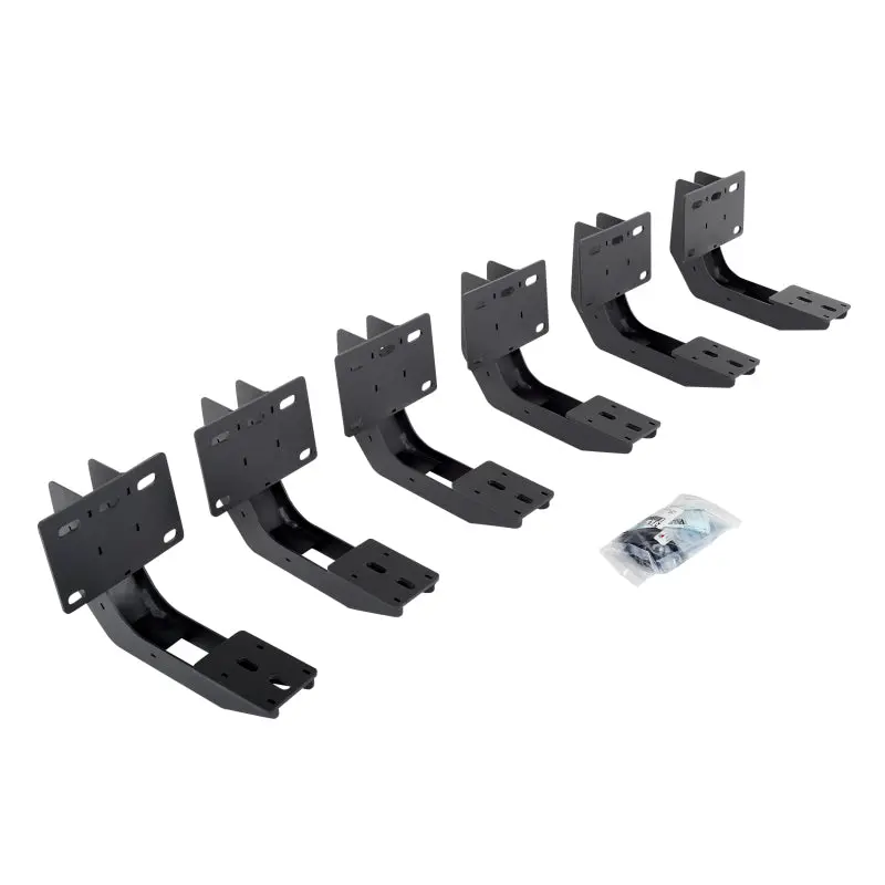 Go Rhino 19-22 Ram 1500 Crew Cab 4Dr Mounting Brackets (V-Series V3/Rb10 Slim/Rb20 Slim) - Tex. Blk 1