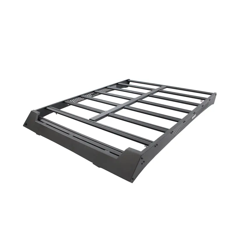 Go Rhino 22-23 Toyota Tundra Crewmax Ceros Low Profile Roof Rack - Tex. Blk 1