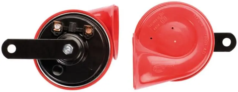 Hella Twin Trumpet Horn Kit 12V 400/500Hz (007424804 = 007424801) 1
