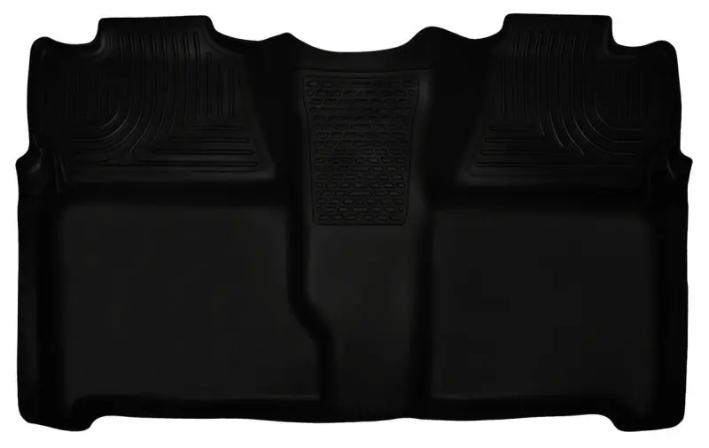 Husky Liners 07-13 Chevy Silverado 1500/2500Hd Crew Cab Pu Weatherbeater Black 2Nd Seat Floor Liner 1