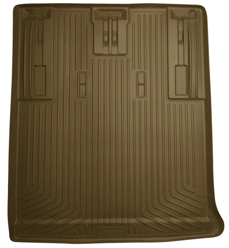 Husky Liners 07-13 Gm Escalade/Suburban/Yukon Weatherbeater Tan Rear Cargo Liners (5 Ft.) 1