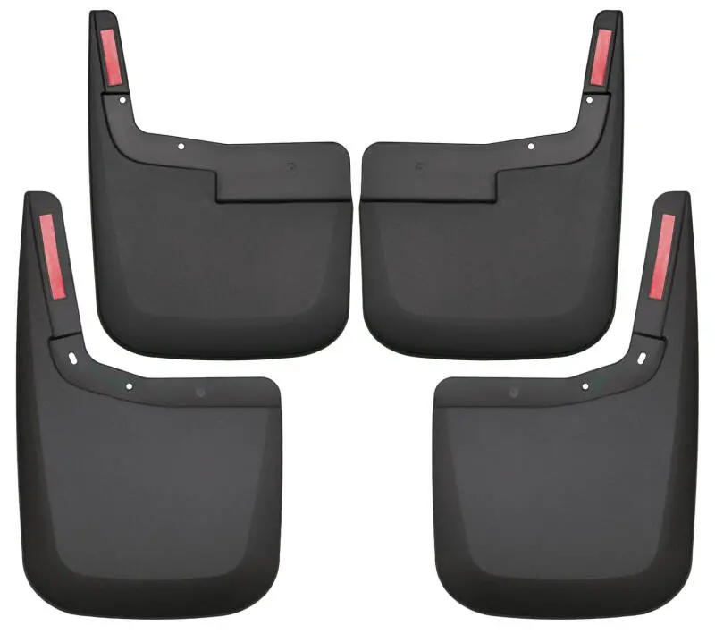 Husky Liners 2015-2017 Ford F-150 W/O Fender Flares Front And Rear Mud Guards - Black 1