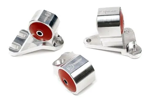 Innovative 02-06 Acura Rsx K-Series Silver Aluminum Mounts 85A Bushings (Not K24 Trans) 1