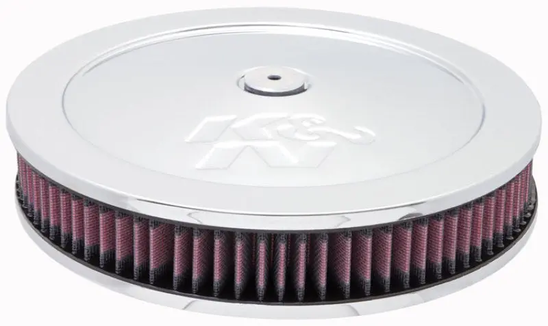 K&N 5 1/8In Flange 11In Od 3 1/4In Height W/ Vent Custom Air Cleaner Assembly 1