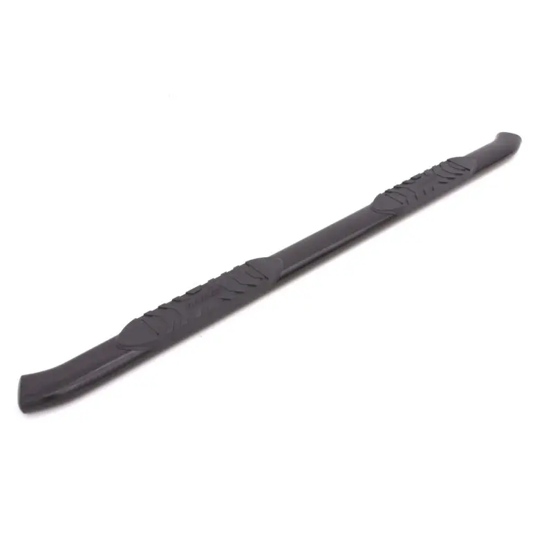 Lund 01-13 Chevy Silverado 1500 Crew Cab 5In. Oval Curved Steel Nerf Bars - Black 1