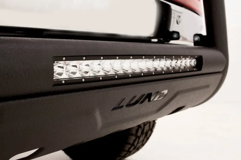 Lund 07-17 Chevy Silverado 1500 Bull Bar W/Light & Wiring - Black 1