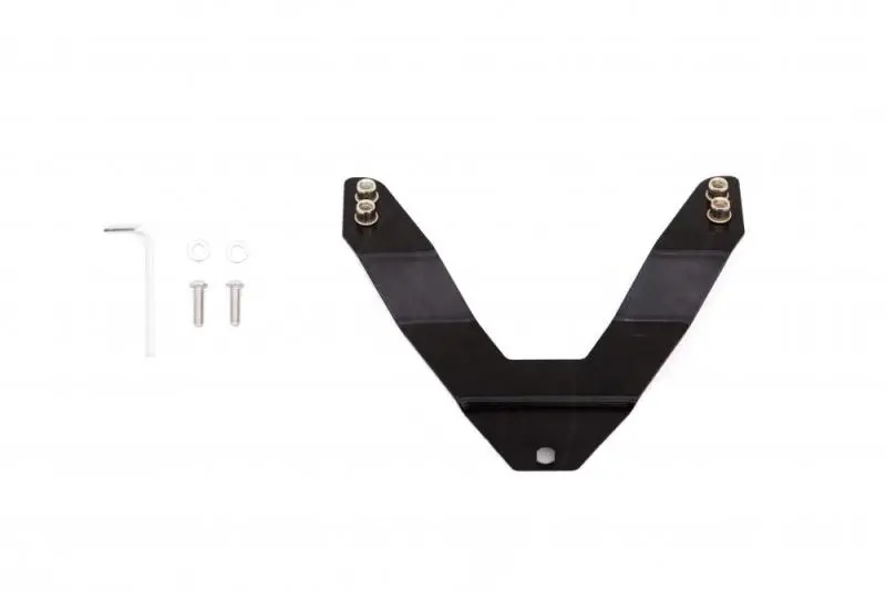 Lund Universal License Plate Relocation Kit For Bull Bars - Black 1