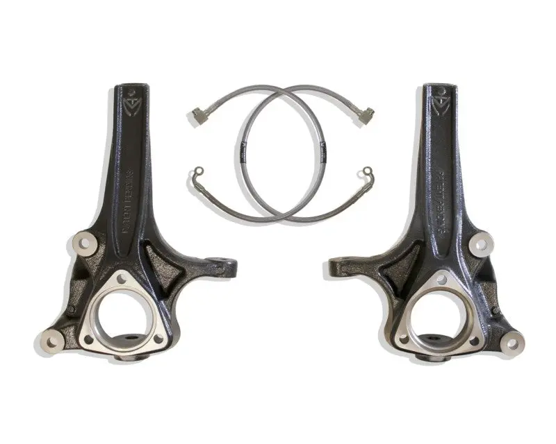 Maxtrac 2019+ Ram 1500 2Wd 4In Front Lift Spindles W/Extended Dot Compliant Brake Lines 1