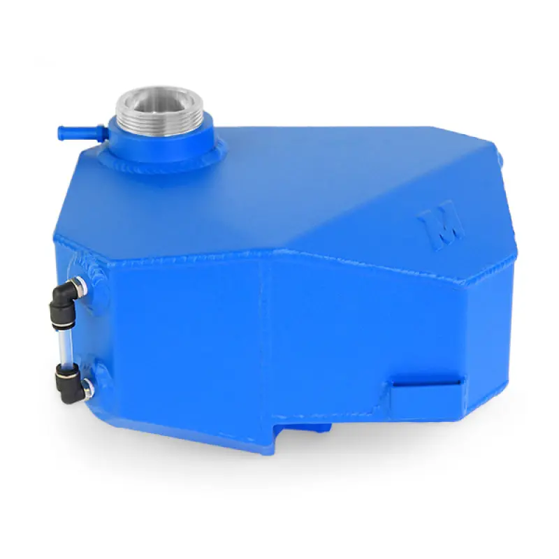 Mishimoto 2013+ Ford Focus St/2016+ Focus Rs Aluminum Expansion Tank - Wrinkle Blue 1