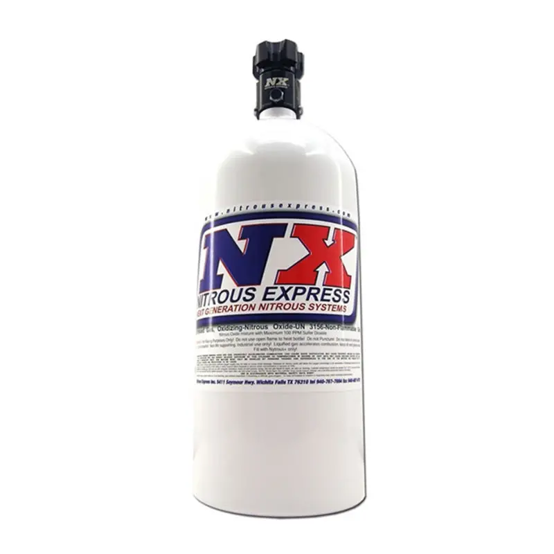 Nitrous Express 10Lb Bottle W/Lightning 500 Valve -6 Bottle Nipple (6.89  Dia. X 20.19  Tall) 1