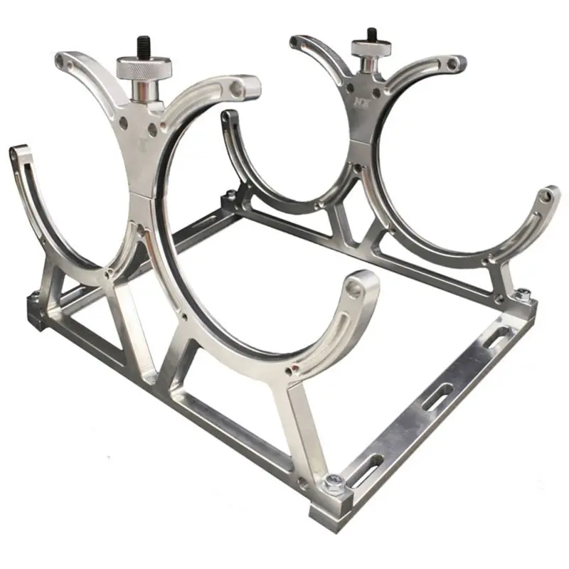 Nitrous Express Billet Bracket For Dual 10 Or 15Lb N2o Bottle Incl Floor Mounts 1