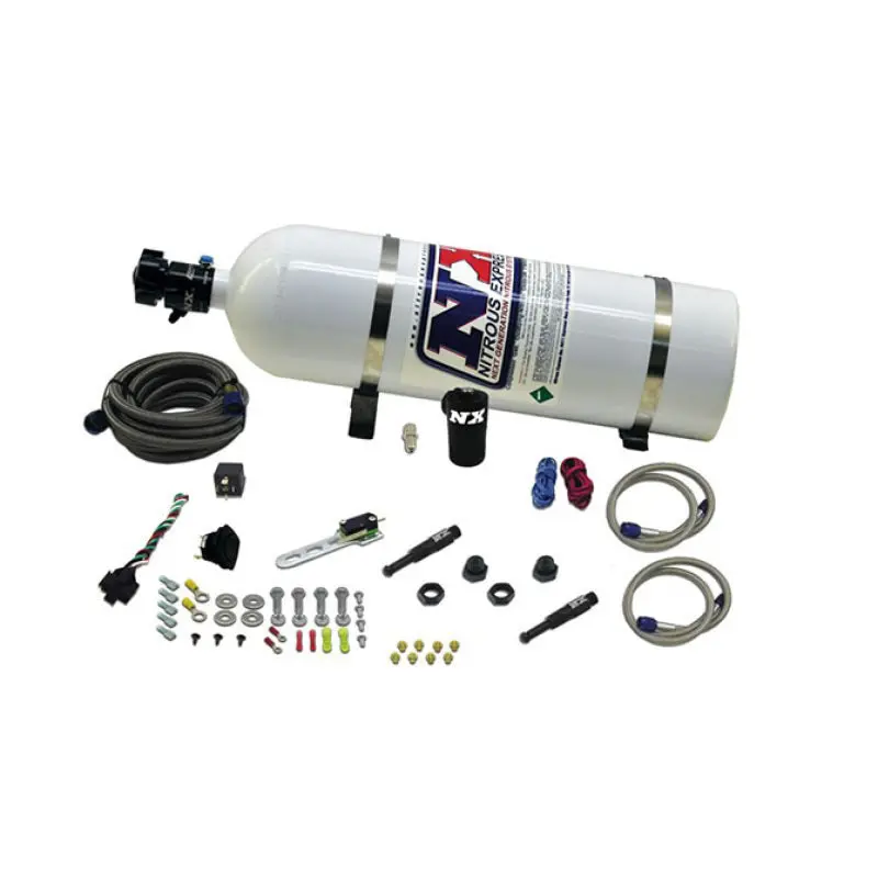 Nitrous Express Nxd Super Stacker Nitrous Kit W/Lightning 375 Solenoid 1