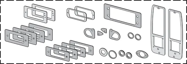 Paint Reseal Gasket Kit – 1966-77 Ford Bronco – 26 Piece Set 1