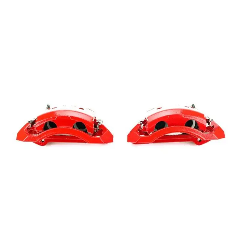 Power Stop 00-02 Dodge Ram 2500 Front Red Calipers W/Brackets - Pair 1