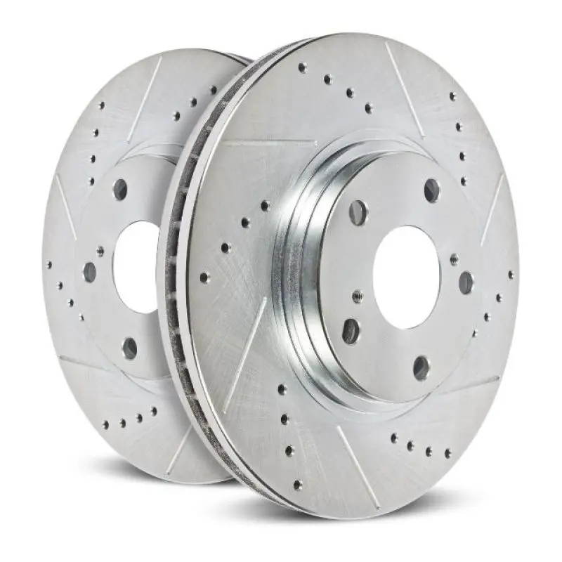 Power Stop 11-20 Gmc Sierra 3500 Hd Rear Right Evolution Drilled & Slotted Rotor 1