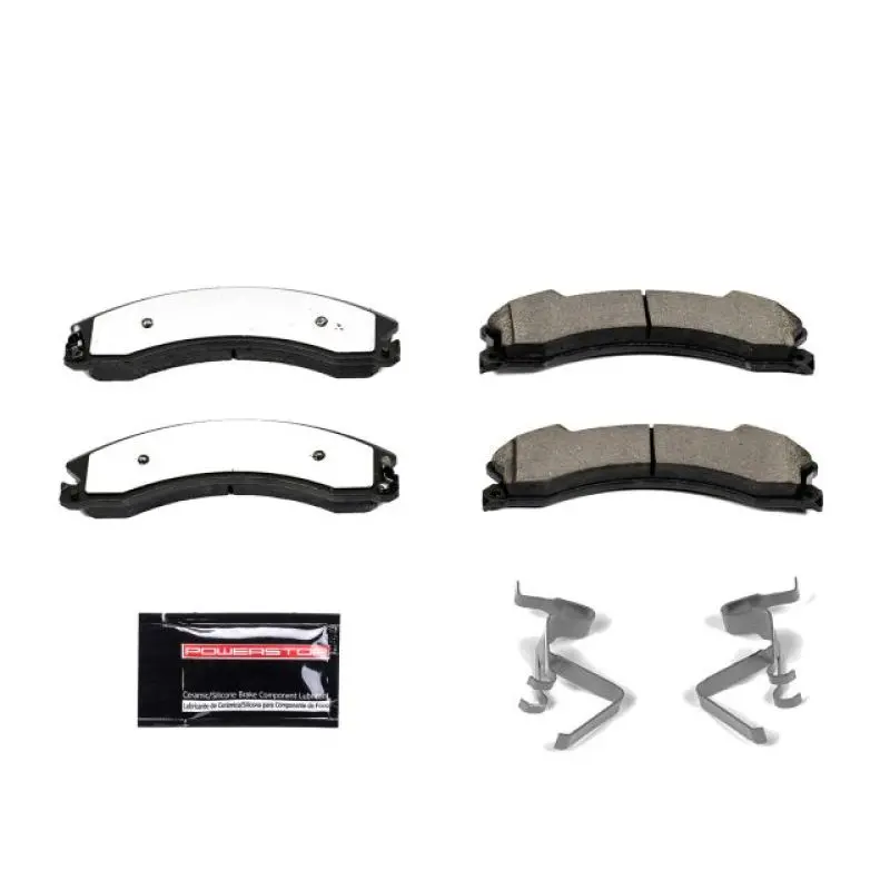Power Stop 12-19 Chevrolet Silverado 2500 Hd Front Or Rear Z36 Truck & Tow Brake Pads W/Hardware 1