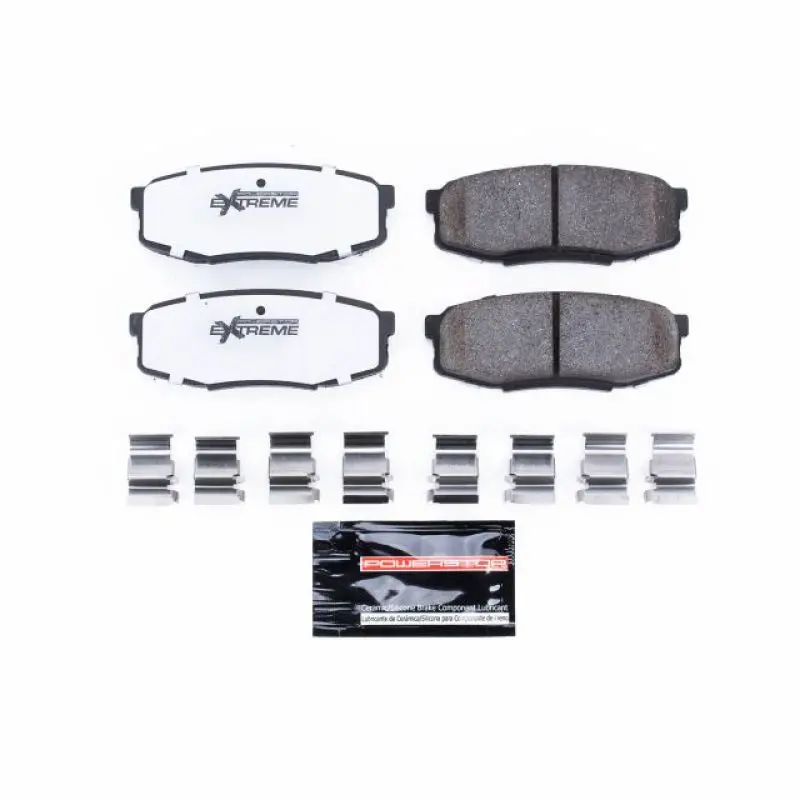 Power Stop 13-21 Toyota Land Cruiser Rear Z36 Truck & Tow Brake Pads W/Hardware 1