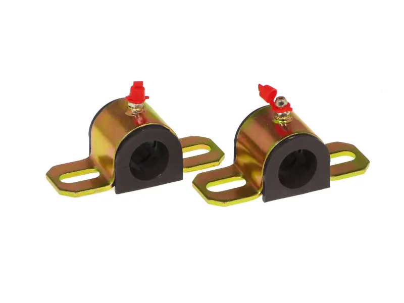 Prothane Universal Greasable Sway Bar Bushings - 7/8In - Type A Bracket - Black 1