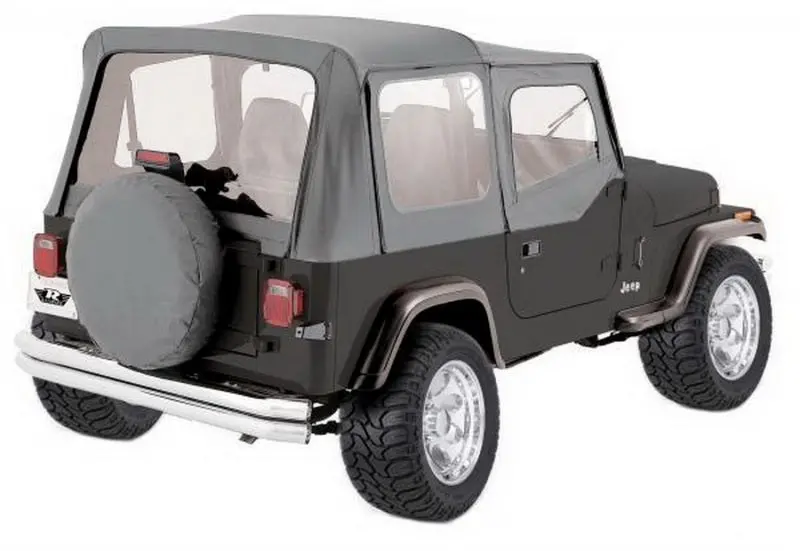 Rampage 1976-1983 Jeep Cj5 Complete Top - Grey Denim 1