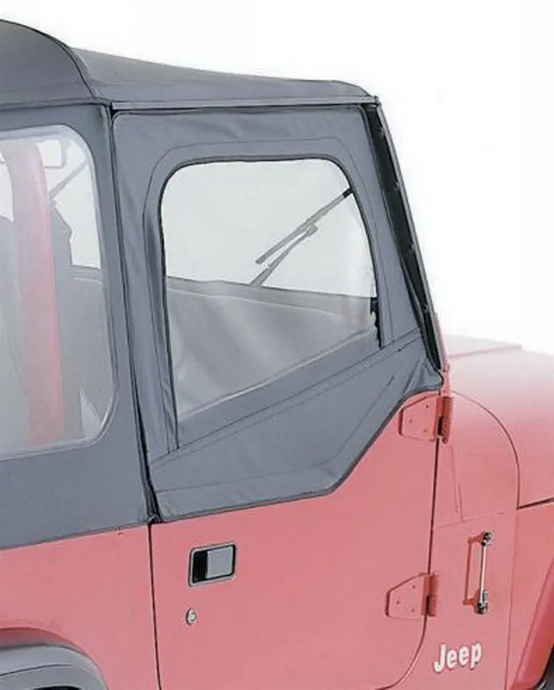 Rampage 1987-1995 Jeep Wrangler(Yj) Door Skins - Black Denim 1