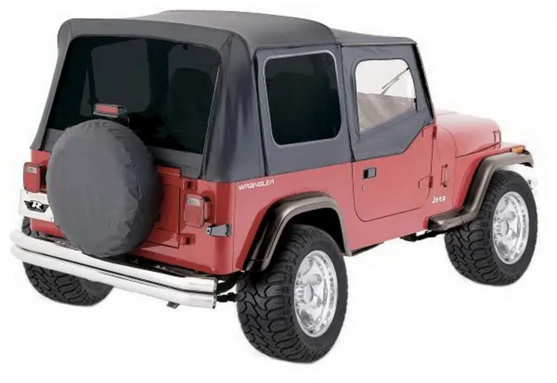 Rampage 1988-1995 Jeep Wrangler(Yj) Oem Replacement Top - Black Diamond 1