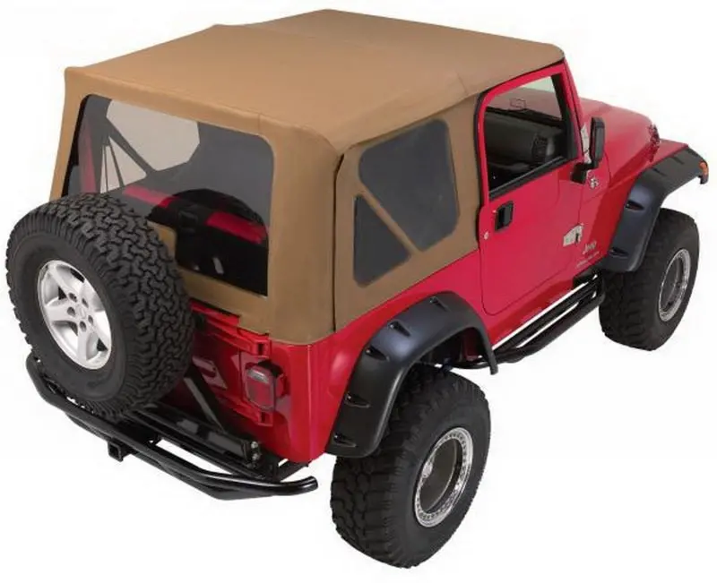 Rampage 1997-2006 Jeep Wrangler(Tj) Complete Top - Khaki 1
