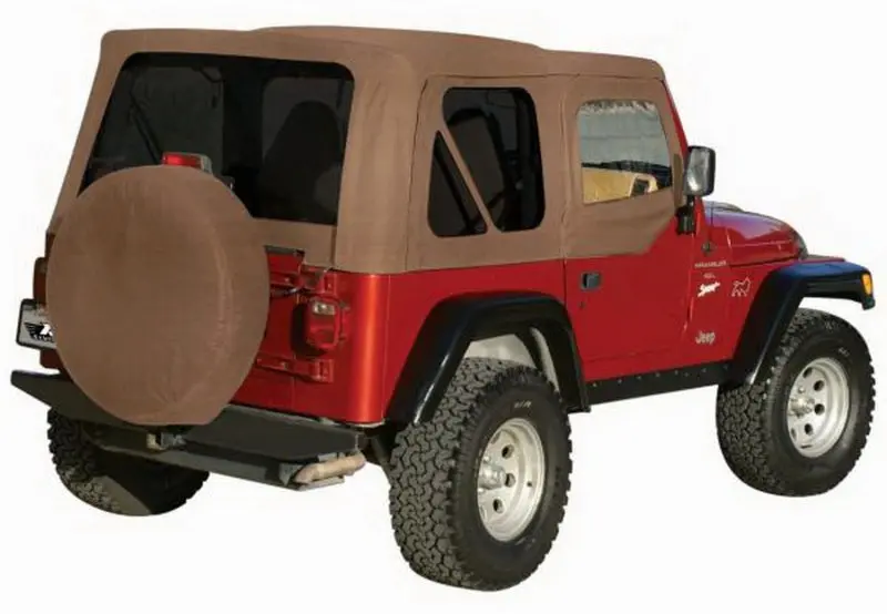 Rampage 1997-2006 Jeep Wrangler(Tj) Oem Replacement Top - Khaki 1
