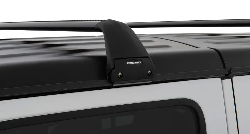 Rhino-Rack 07-22 Jeep Wrangler Jk/Jl 4 Door Hard Top Vortex Sg 2 Bar Roof Rack - Black 1