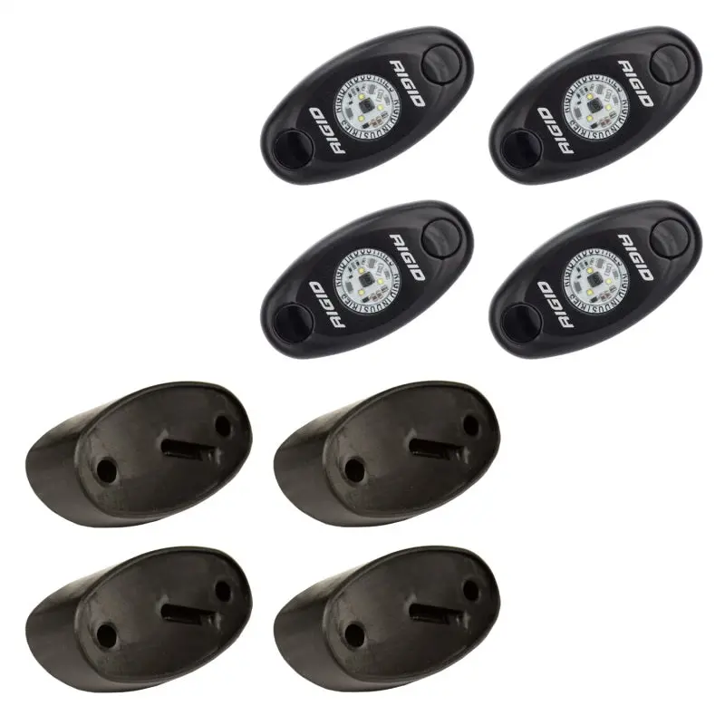 Rigid Industries Rock Light Kit- Amber (4 Lights) 1