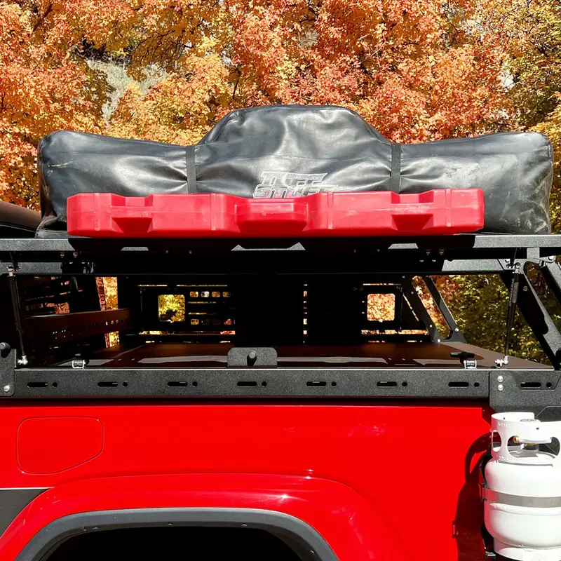 Rock Slide Engineering 20-23 Jeep Gladiator Overland Rack - Flip Up Sides 1