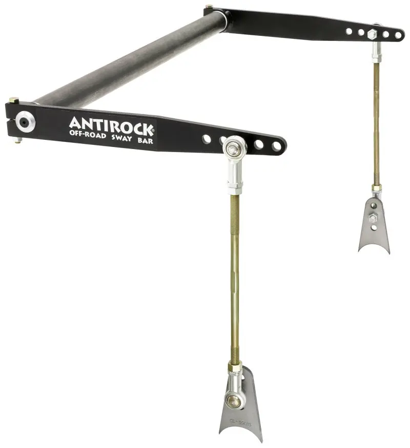 Rockjock Antirock Sway Bar Kit Universal 40In X 1In Bar 17In Steel Arms 1