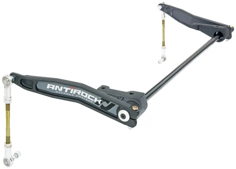 Rockjock Jk Antirock Sway Bar Kit Front Bolt-On Steel Frame Brackets Forged Arms 1