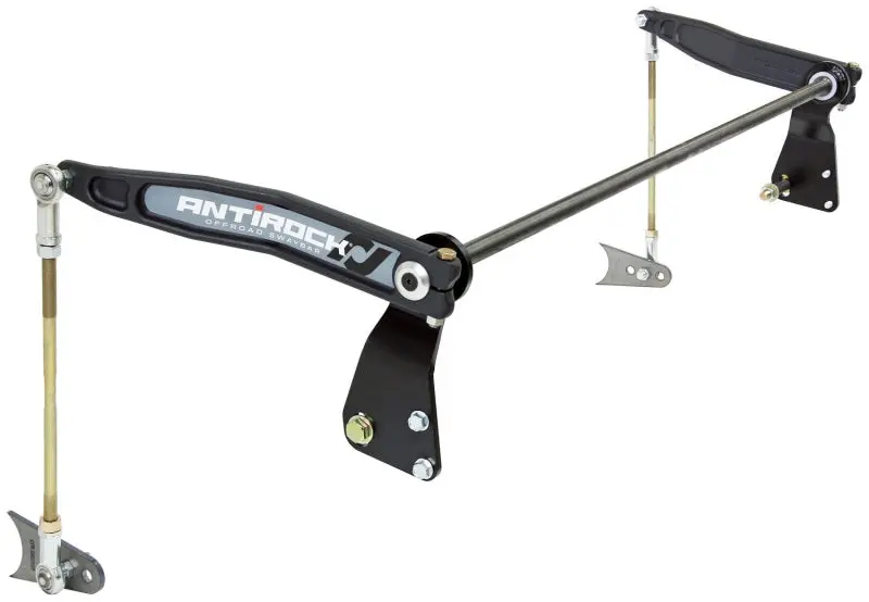 Rockjock Tj/Lj Antirock Sway Bar Kit Rear Bolt-On Mounts: Weld-On Axle Tab Forged Arms 1